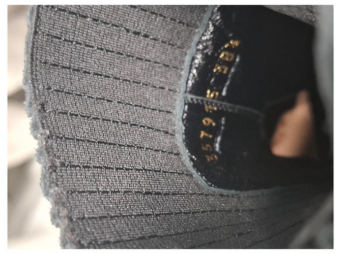 Stivali Chelsea Balenciaga in suede nero - vista 16