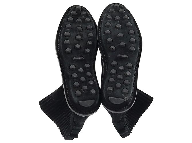 Stivali Chelsea Balenciaga in suede nero - vista 6