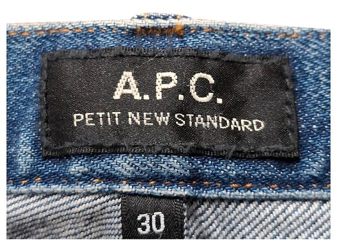 Apc Jeans Slim Fit A.P.C. en denim de algodón azul Azul claro - vista 3