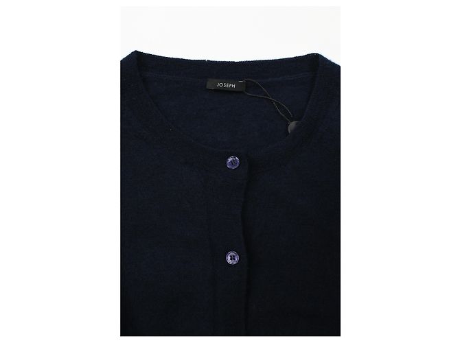 Joseph Knopf-Cardigan aus marineblauer Kaschmirwolle - Ansicht 10