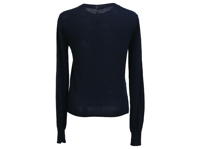 Joseph Knopf-Cardigan aus marineblauer Kaschmirwolle - Ansicht 3
