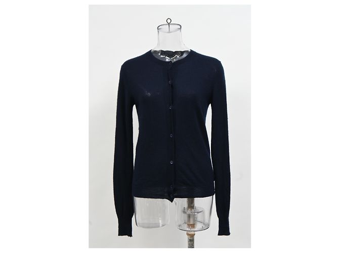 Joseph Knopf-Cardigan aus marineblauer Kaschmirwolle - Ansicht 6