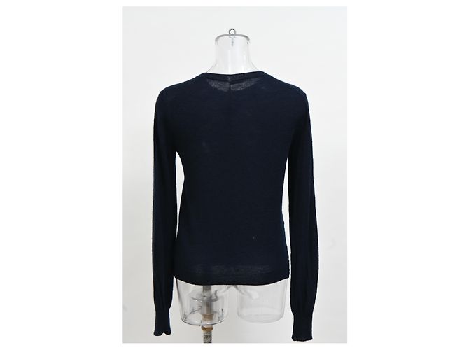 Joseph Knopf-Cardigan aus marineblauer Kaschmirwolle - Ansicht 8