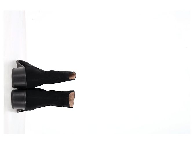 Botines Stuart Weitzman de ante negro - vista 11