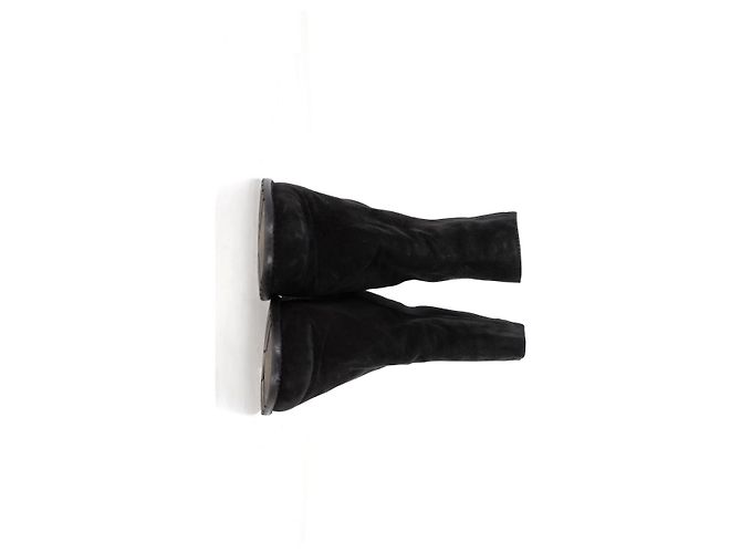Botines Stuart Weitzman de ante negro - vista 8