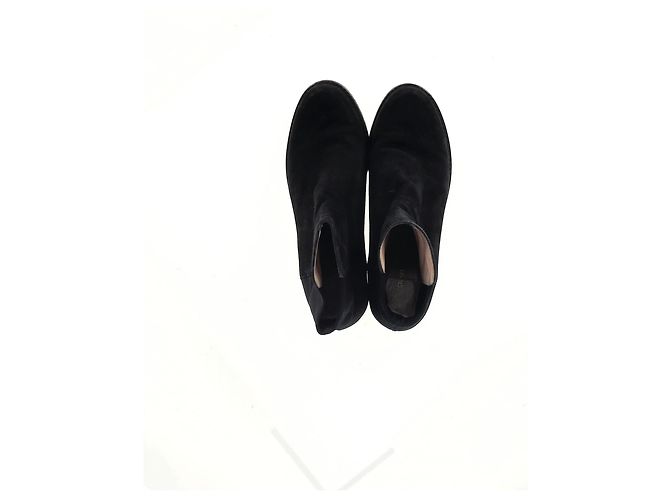 Botines Stuart Weitzman de ante negro - vista 9
