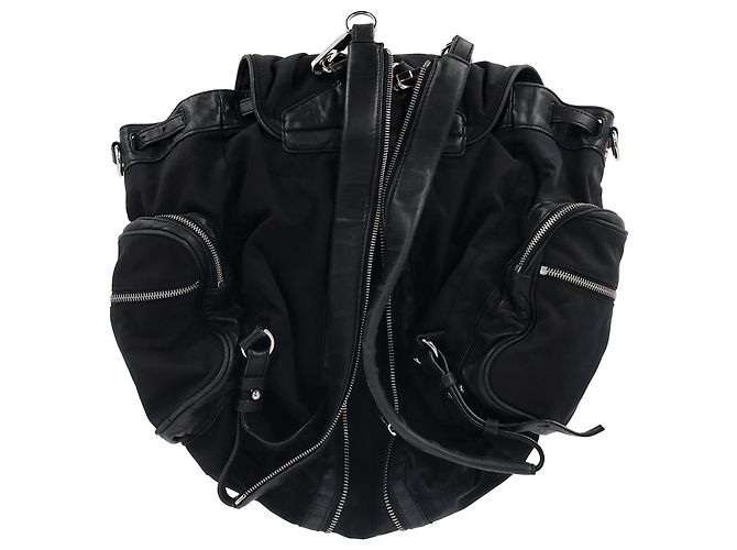 Zaino Mini Marti Nappa di Alexander Wang in nylon nero - vista 2
