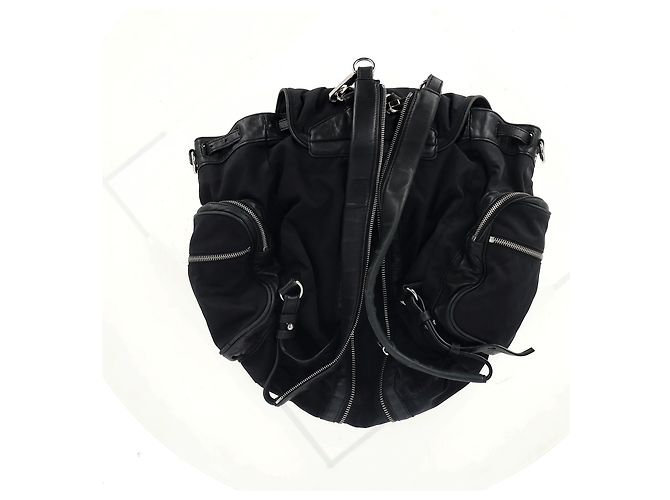 Zaino Mini Marti Nappa di Alexander Wang in nylon nero - vista 9