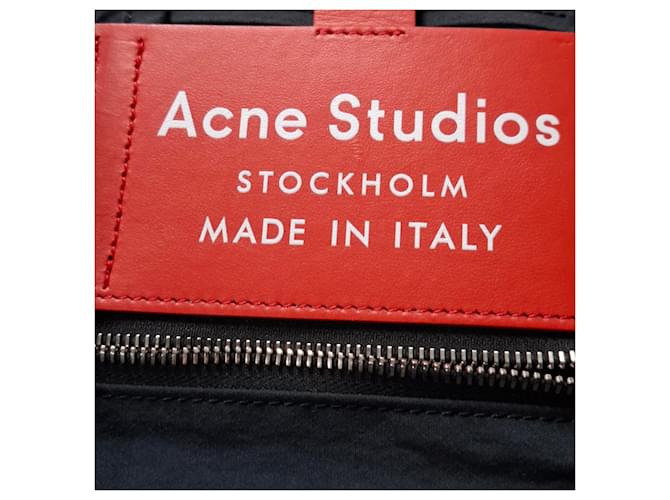 Borsa Baker in cotone nero di Acne Studios - vista 6