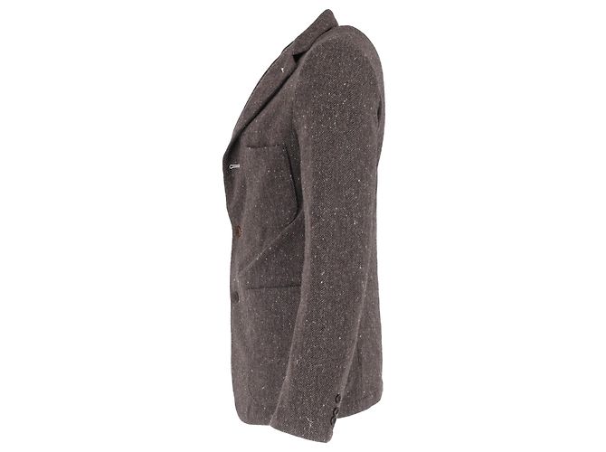 Blazer de un botón Comme Des Garcons en lana marrón - vista 2