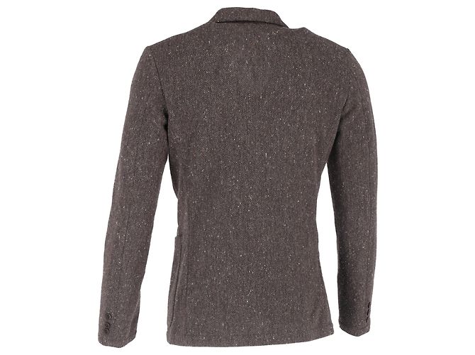 Blazer de un botón Comme Des Garcons en lana marrón - vista 3