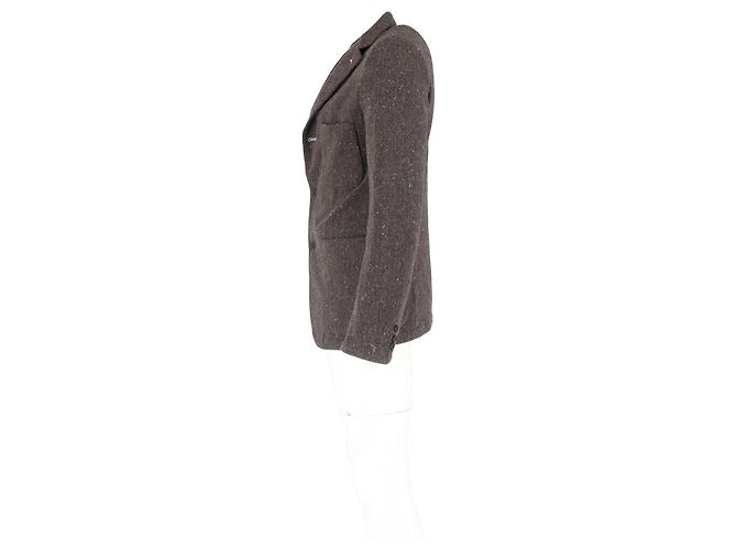 Blazer de un botón Comme Des Garcons en lana marrón - vista 5