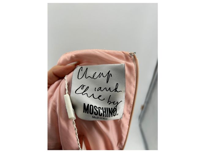 MOSCHINO Kleid T.FR 38 Wolle Pink - Ansicht 4