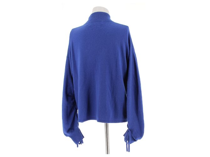 DIANE VON FURSTENBERG Strickwaren T.International S Wolle Blau - Ansicht 2