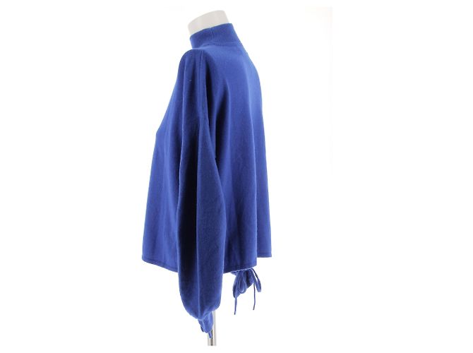 DIANE VON FURSTENBERG Strickwaren T.International S Wolle Blau - Ansicht 4