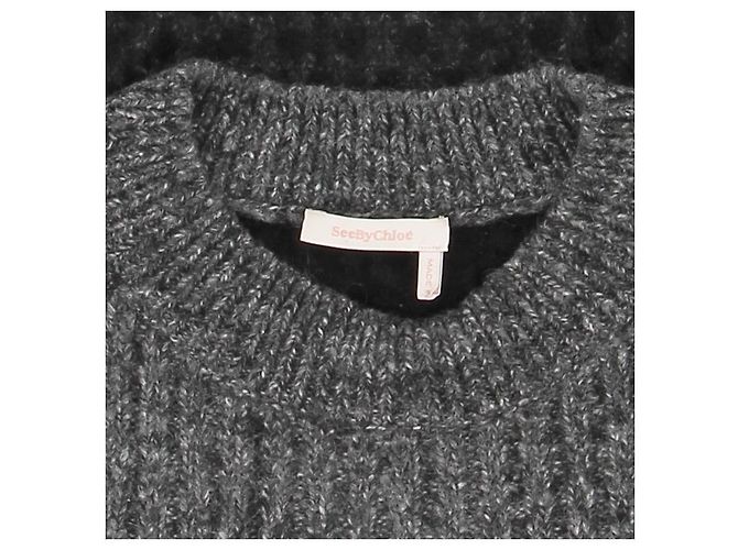 See by Chloé SEE BY CHLOE Strickwaren T.International S Polyester Grau - Ansicht 5