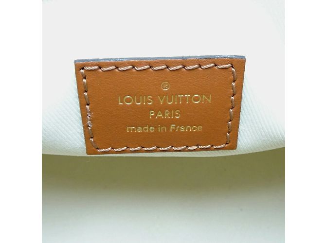 Borsa Louis Vuitton Speedy Bandoulière 25 Marrone Bianco - vista 7