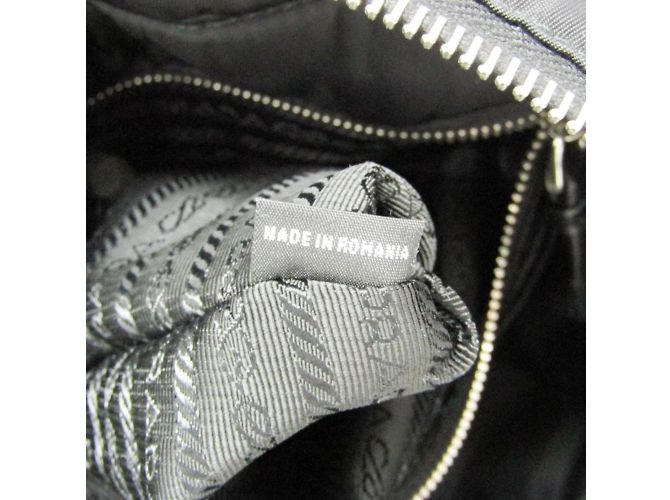 Prada TESSUTO BOMBER 1BG059 Borsa in nylon da donna Nero - vista 11