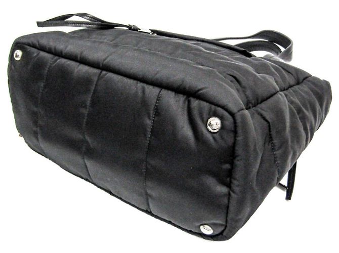 Prada TESSUTO BOMBER 1BG059 Borsa in nylon da donna Nero - vista 3