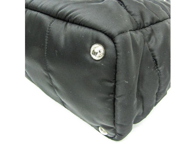 Prada TESSUTO BOMBER 1BG059 Borsa in nylon da donna Nero - vista 5
