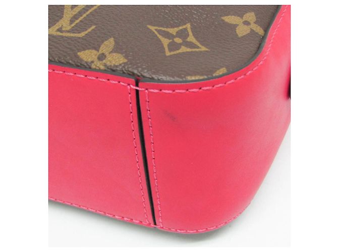 Borsa a Spalla Louis Vuitton Monogram Saintonge M43557 Marrone - vista 4