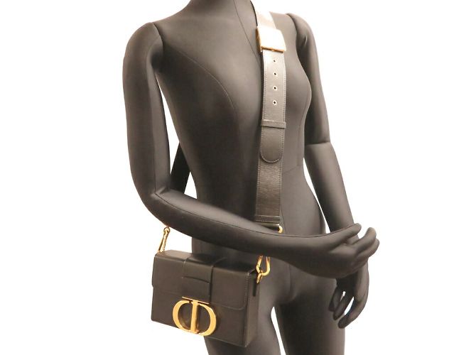 Borsa a spalla donna 30 Montaigne di Christian Dior Nero - vista 9