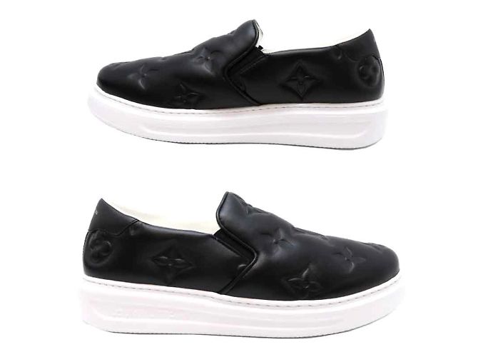 Sneakers della linea Beverly Hills di Louis Vuitton Nero Bianco - vista 6