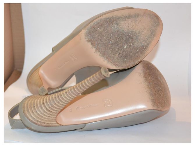 Gianvito Rossi Pumps aus Leder Grau - Ansicht 5
