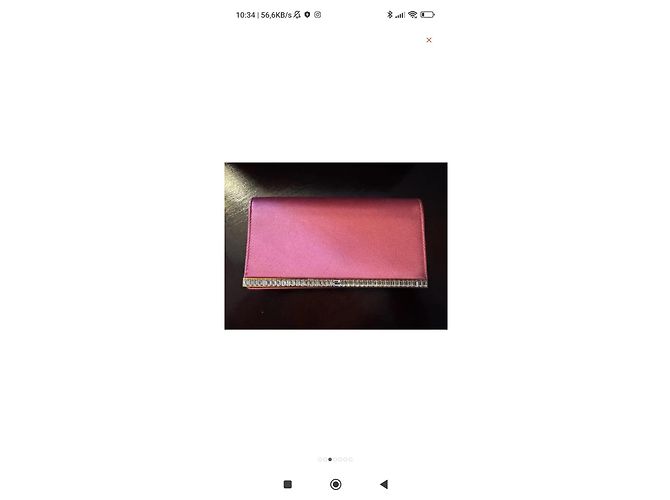 Prada Yes Geldbörse Stoff Rosa Pink - Ansicht 2