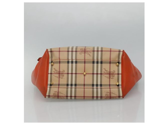 Borsa Tote in PVC Nova Check di BURBERRY Beige Auth 114419 - vista 5