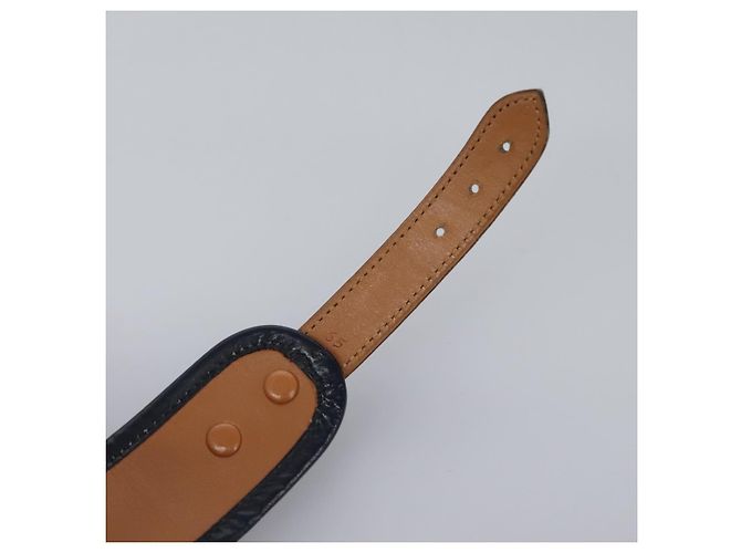 Hermès HERMES Constance Gürtel aus Leder Navy Auth am7633 Marineblau - Ansicht 16