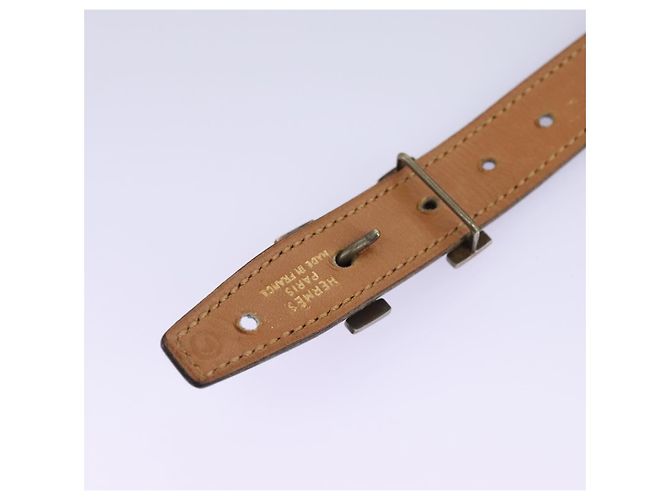 Hermès HERMES Constance Gürtel aus Leder Navy Auth am7633 Marineblau - Ansicht 20