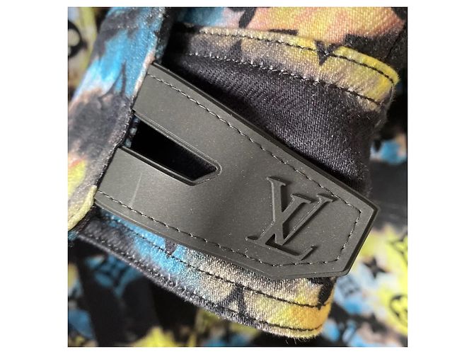 Giacca Tie-Dye Louis Vuitton Nera in Cotone Nero - vista 2