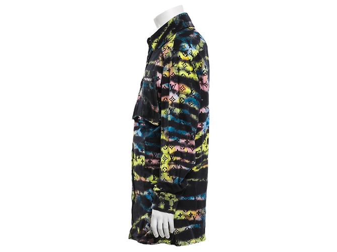 Giacca Tie-Dye Louis Vuitton Nera in Cotone Nero - vista 7