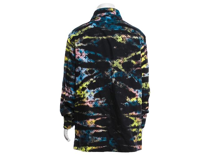 Giacca Tie-Dye Louis Vuitton Nera in Cotone Nero - vista 8