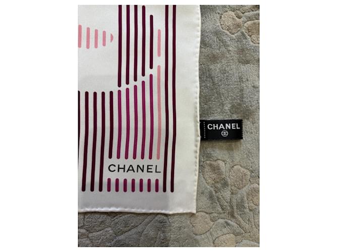 CHANEL Schals T. Seide Pink - Ansicht 3