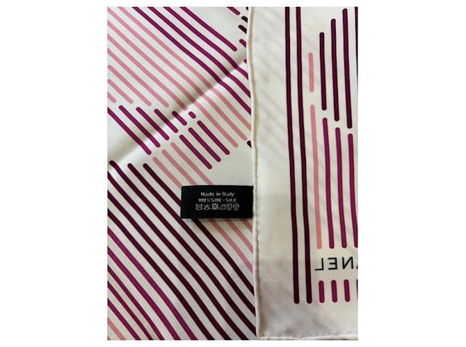 CHANEL Schals T. Seide Pink - Ansicht 8