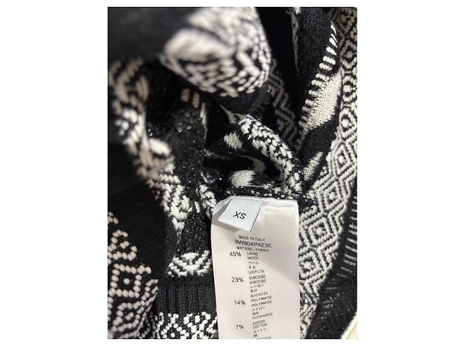 GIVENCHY Malhas T.International XS Lã Preto - vista 7