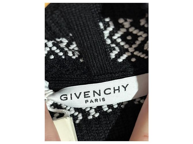 GIVENCHY Malhas T.International XS Lã Preto - vista 8