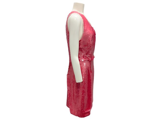 Vestido mini de un hombro con lentejuelas Haney Dusty Rose Serena Rosa - vista 2