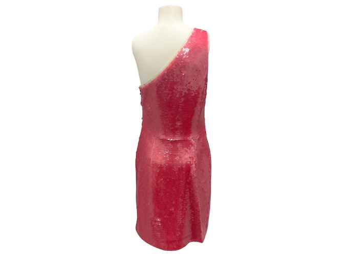 Vestido mini de un hombro con lentejuelas Haney Dusty Rose Serena Rosa - vista 3