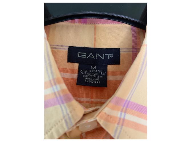 Autre Marque Camicia Gant Arancione in Cotone M - vista 5