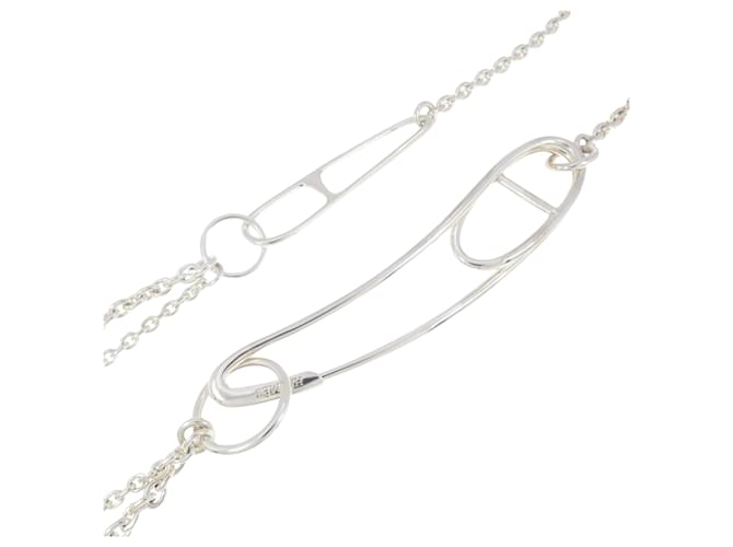 Hermès Chaîne D'ancre Twist Argento - vista 2