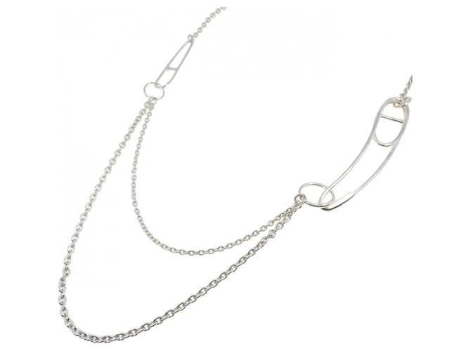 Hermès Chaîne D'ancre Twist Argento - vista 3