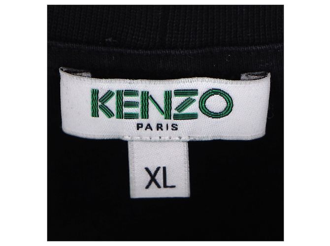 T-shirt Kenzo Logo in cotone nero - vista 4