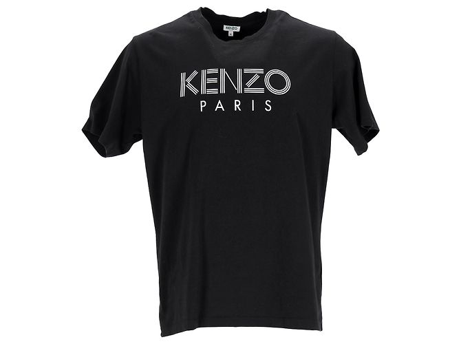 T-shirt Kenzo Logo in cotone nero - vista 6