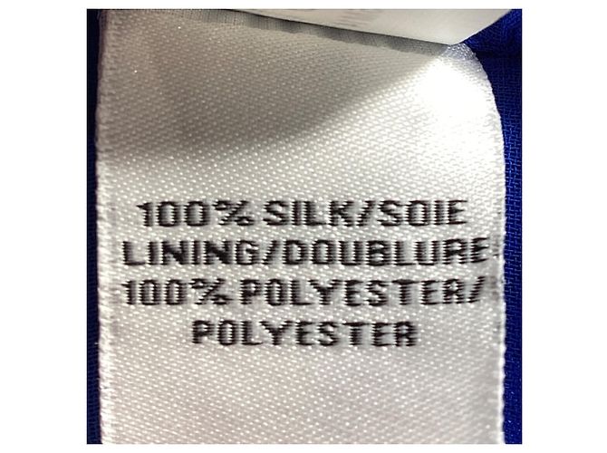 Diane von Furstenberg Bluse aus blauer Seide - Ansicht 5