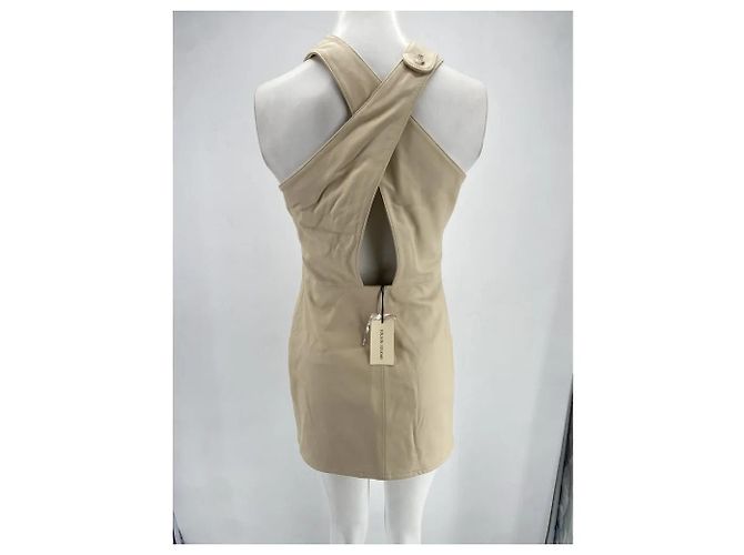 Autre Marque LOULOU STUDIO Vestidos T.Internacional XS Cuero Gris - vista 7