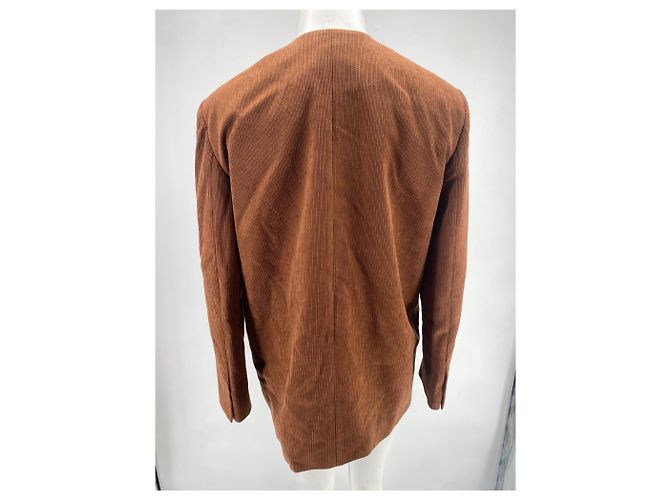 Autre Marque LE 17 SETTEMBRE Giacche T.FR 36 Cotone Cammello - vista 2