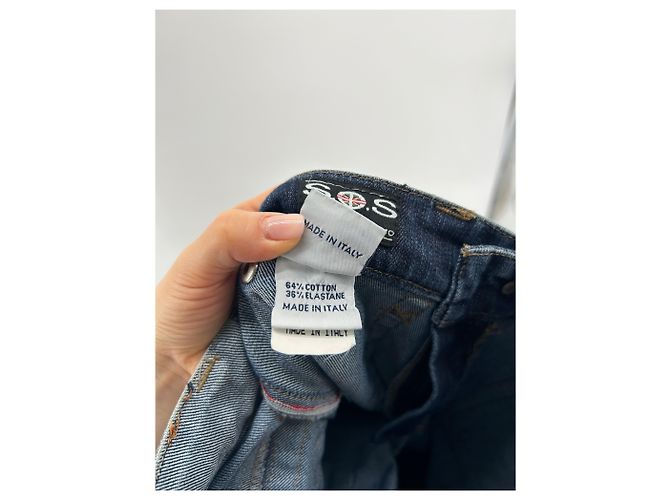 Autre Marque NO FIRMADO / NO FIRMADO Jeans T.FR 34 Algodón Azul - vista 5